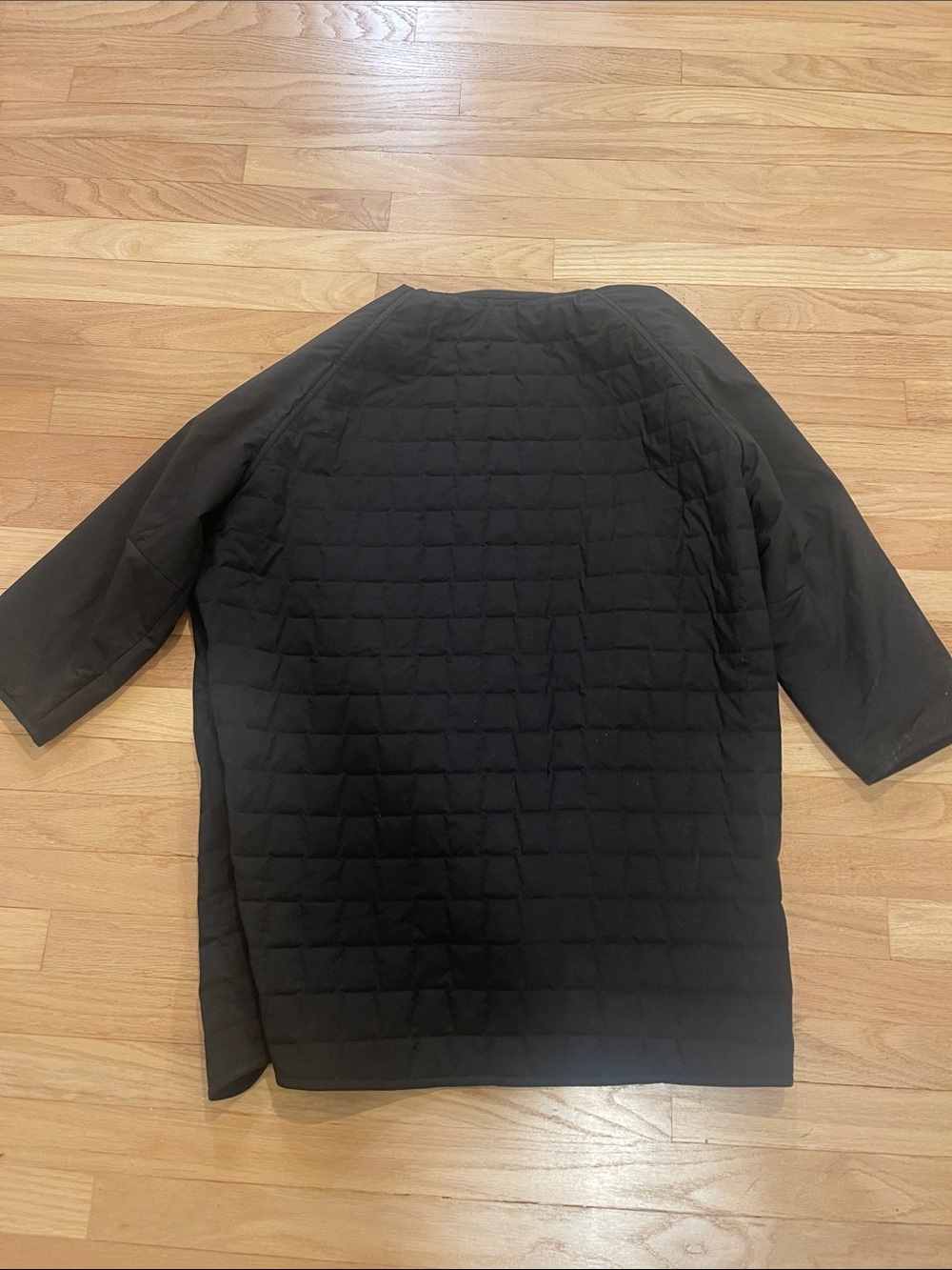 Akris Punto Black Quilted Long Puffer Under Coat - Picture 8 of 8